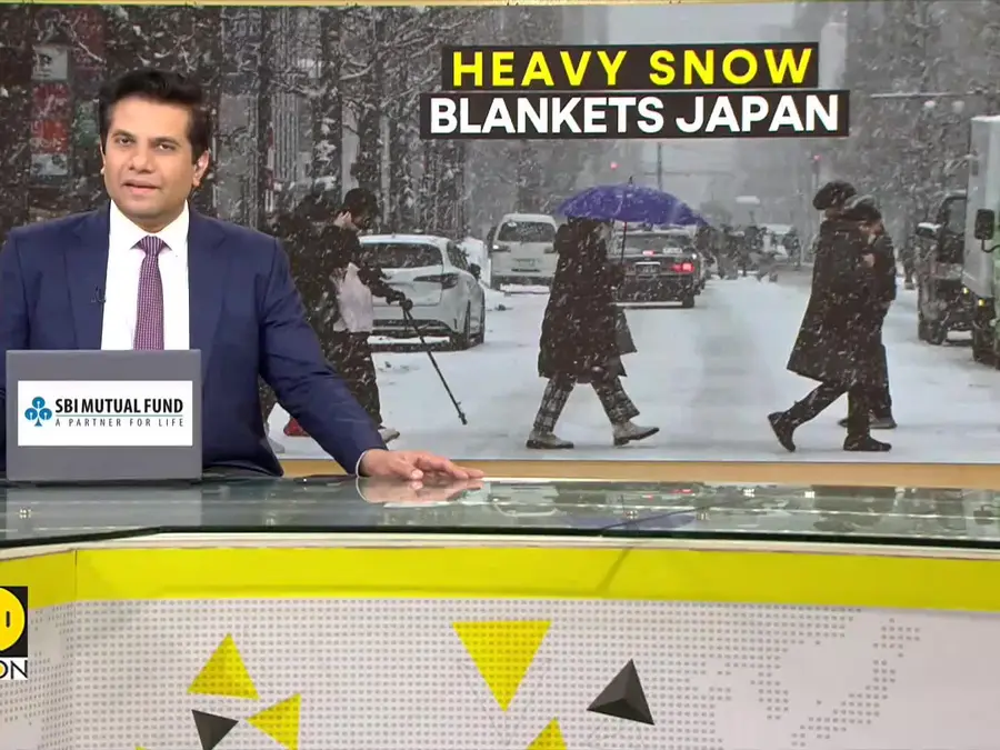 Japan braces for heavy snowfall as cold front sweeps in