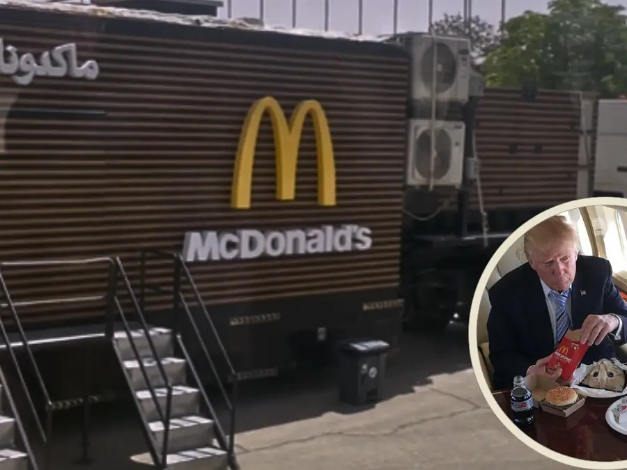 Happy meal, happy Trump: Saudi Arabia rolls out mobile McDonald's for Trump's McCravings | WATCH