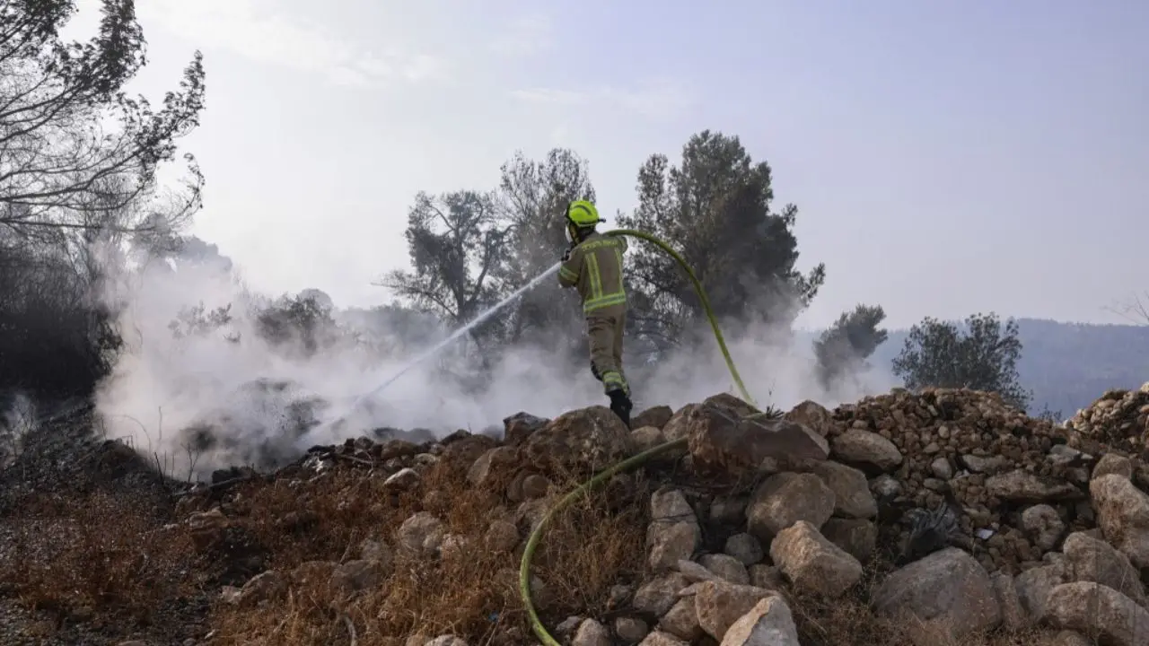 Wildfire injured several