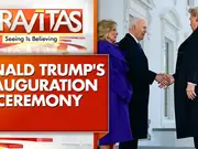 Trump inauguration: Trump arrives at Capitol for swearing-in ceremony
