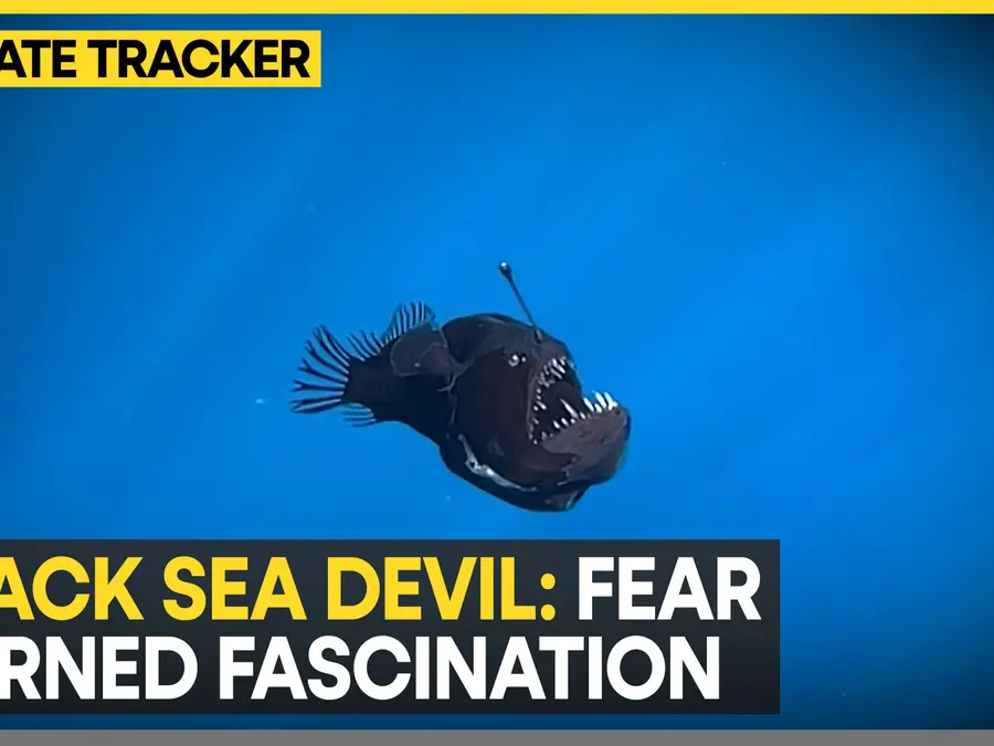 Deep-sea Anglerfish spotted on ocean's surface