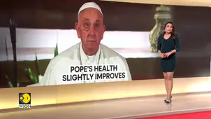 Pope Francis' tests show improvement, clinical condition 'stable'