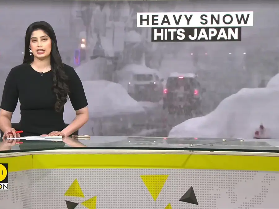 Japan: Niigata blanketed by 10 feet of snow