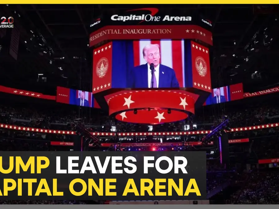 US President Donald Trump entered Capital One Arena to thunderous applause for first family