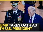 Trump Oath Ceremony 2025: Trump and JD Vance attend luncheon after inauguration