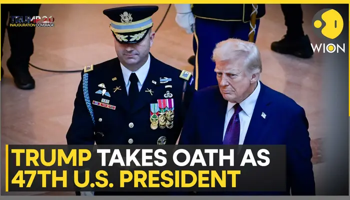 Trump Oath Ceremony 2025: Trump and JD Vance attend luncheon after inauguration