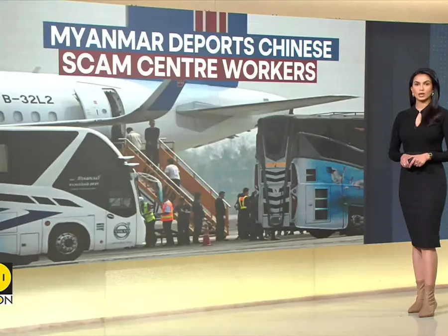 Myanmar deports Chinese scam centre workers