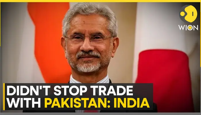 Indian Foreign Minister Jaishankar says India didn’t stop trading with Pakistan