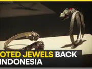 Indonesia's National Museum hosts exhibit celebrating return of looted jewels and statues