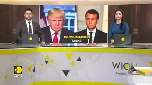 Macron meets Trump on third anniversary of Russian invasion