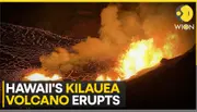 Hawaii's Kilauea volcano erupts, lava turns gold in Christmas eruption