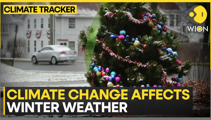 Impact of climate change on white Christmas