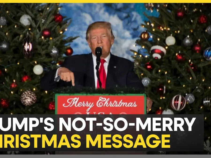 US President-elect Donald Trump fires 34 posts over an hour on Christmas