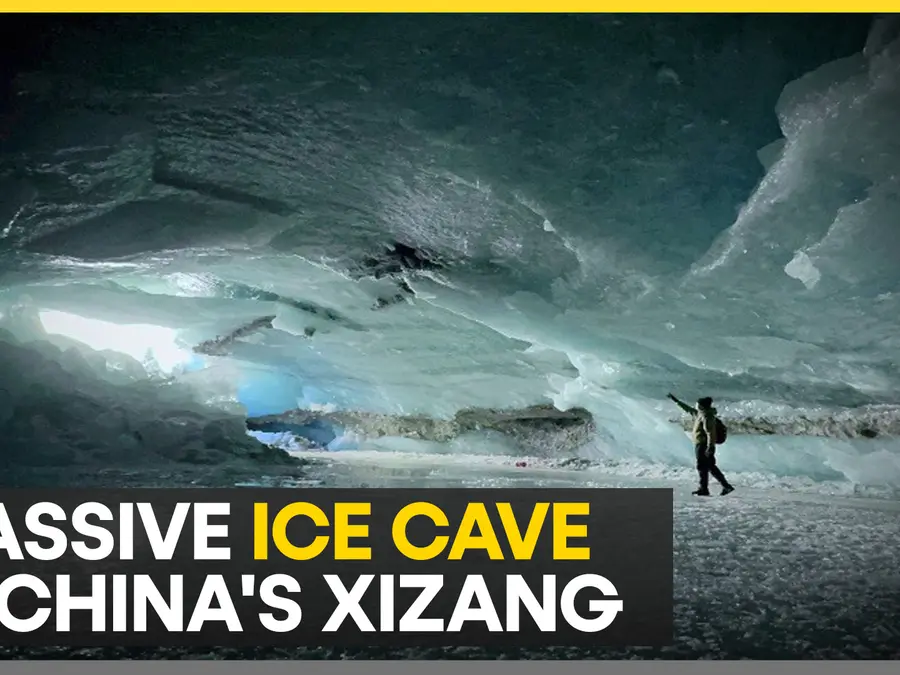 New massive ice cave unveiled in China's Xizang