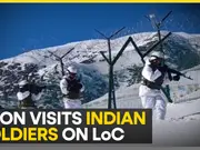 Indian soldiers guard borders at minus 12° C temperature