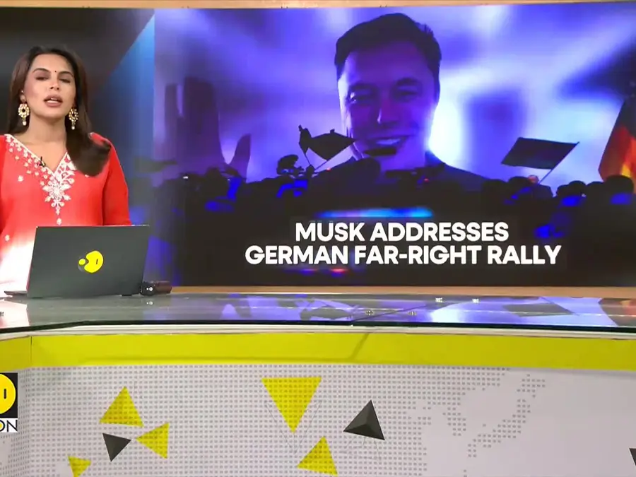 Elon Musk speaks at Germany’s AfD campaign launch as thousands protest the far-right party