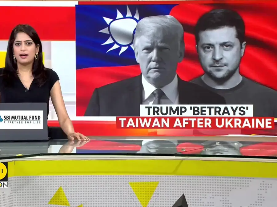 Trump betrays Taiwan after Ukraine, won't answer question about defending Taiwan