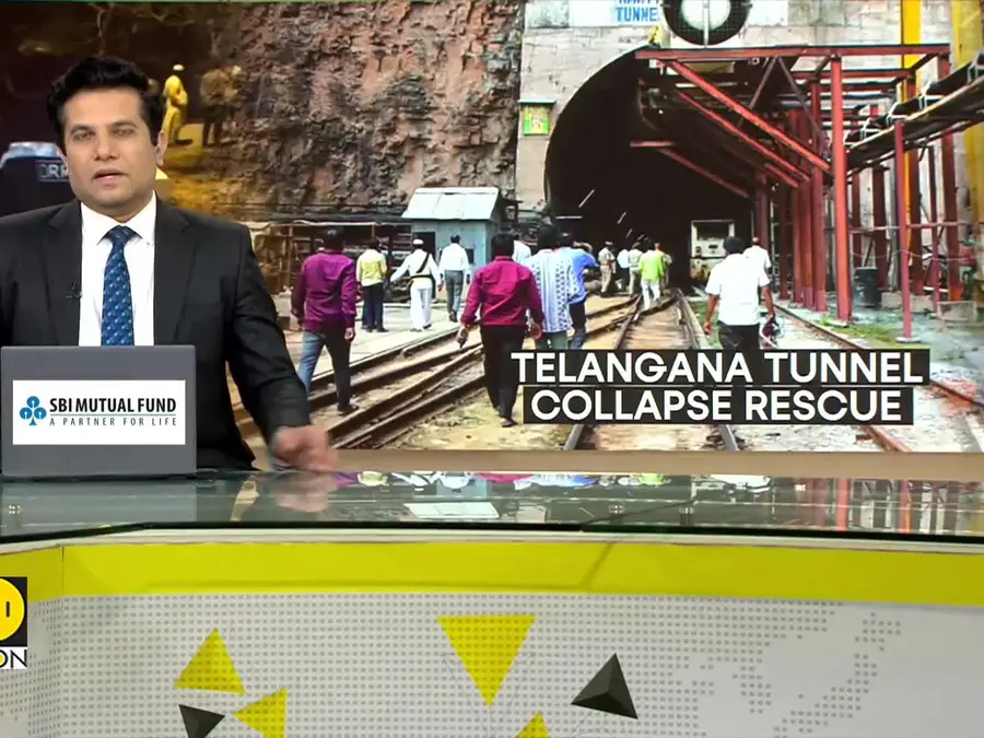 Telangana tunnel collapse: Rescue ops continue