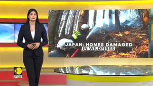 Japan wildfire: Deadly wildfires damage homes in western Japan