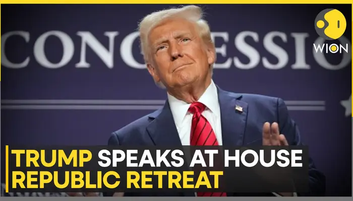 Trump advocates for border crackdown at House Republican Retreat, concluding first week in office