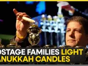 Israel: Families of Israeli hostages light Hanukkah candles