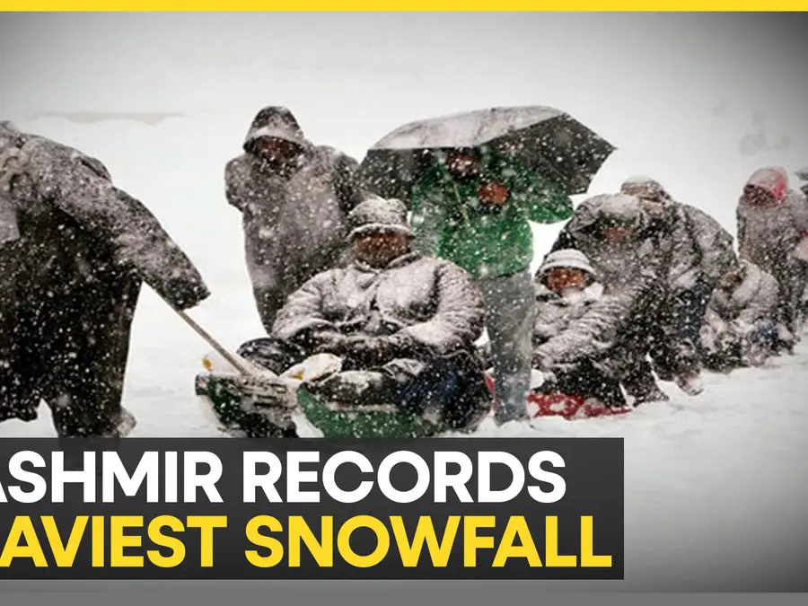 India: Jammu & Kashmir records season's heaviest snowfall
