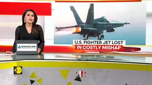 US Navy jet sinks into Red Sea after falling off aircraft carrier