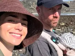 Emily in Paris actress Lily Collins share sweet beach selfie with daughter