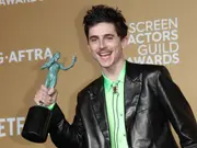 Timothée Chalamet becomes youngest male actor to win SAG Best Actor award for A Complete Unknown