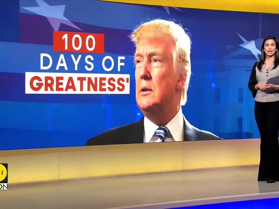 Trump calls his first 100 days 'the most successful in history'