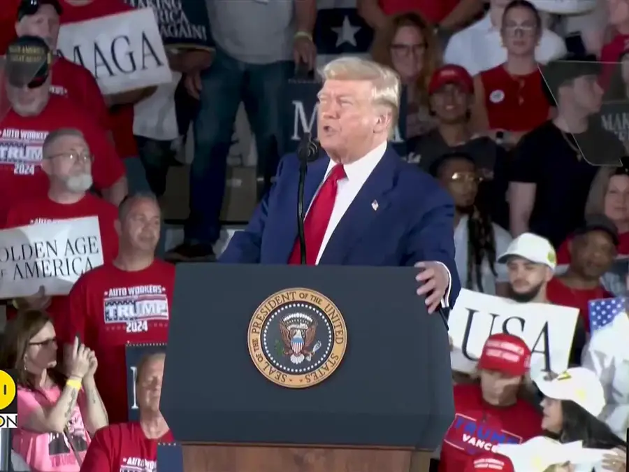 US president Trump celebrates 100 days of second term with campaign-style rally