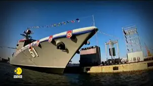 North Korea's new warship test fires nuclear-capable missiles