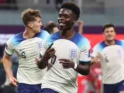 Arsenal's Bukayo Saka out for 'many weeks' after hamstring injury