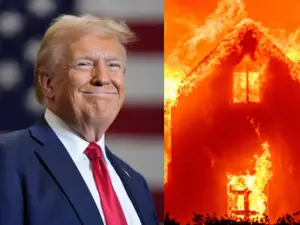 Donald Trump empathises with “some of the wealthiest and most powerful” who lost their homes to LA wildfires