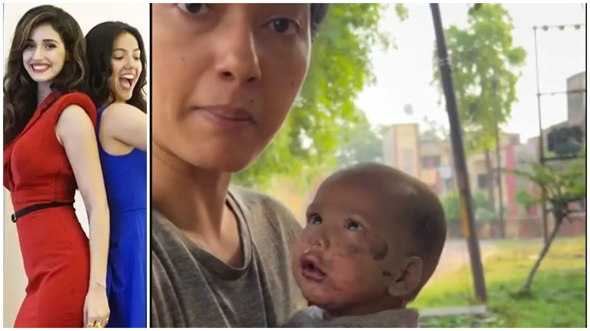 Disha Patani's sister Khushboo rescues baby from abandoned building, watch viral video