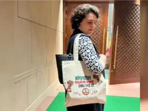 Congress’s Priyanka Gandhi doubles down with Bangladesh bag amid Palestine row