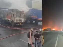 Video: 11 dead, dozens injured in India's Jaipur after collision between truck, LNG tanker