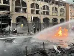 Russia launches barrage of missiles on Kyiv, damaging six diplomatic missions