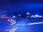 Watch- Sleigh must be in the shop: Santa on bike gets away from Florida cops in high-speed chase