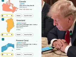 Eric Trump posts image of Donald Trump ‘Buying’ Canada, Greenland and Panama Canal in new social media post