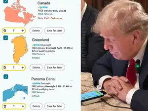 Eric Trump posts image of Donald Trump ‘Buying’ Canada, Greenland and Panama Canal in new social media post