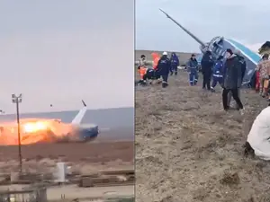 42 killed as Azerbaijan Airlines plane bursts into flames after emergency landing in Kazakhstan