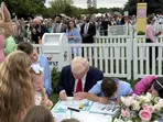 ‘We're bringing religion back in America,’ says Trump as he and Melania host White House Easter Egg Roll