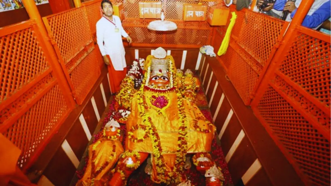 Reopening Hanuman temple