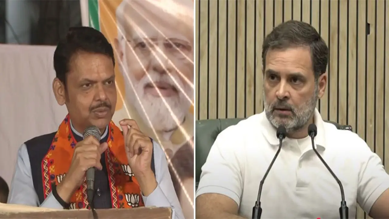 Rahul Gandhi alleges irregularities in Maharashtra polls, CM Fadnavis fires back