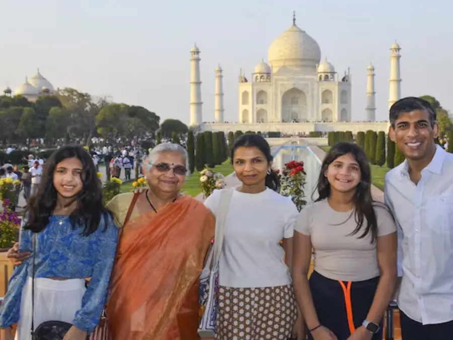 Former British PM Rishi Sunak visits Taj Mahal with family during trip to India