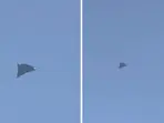 A tailless fighter jet?: Blurry images show new Chinese military aircraft with unusual design