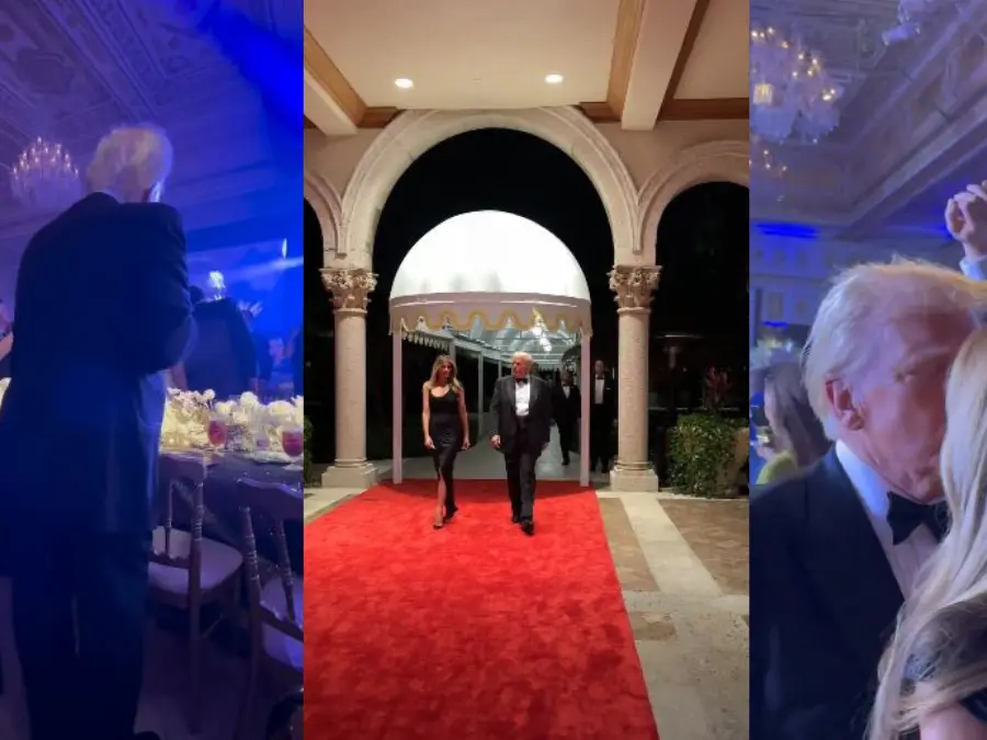 Watch: Trump and Melania groove on New Year's Eve; Netizens can't get enough of 'gorgeous First Lady'