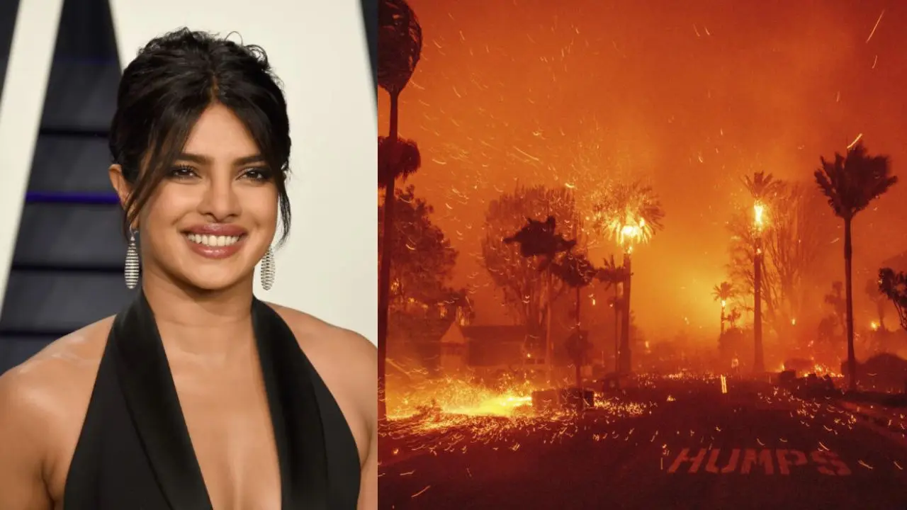 Los Angeles Wildfire: Priyanka Chopra shares video of LA fires as Hollywood celebs flee