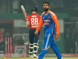 IND vs ENG 1st T20I: Varun Chakravarthy outfoxes Brook and Livingstone in one over - WATCH